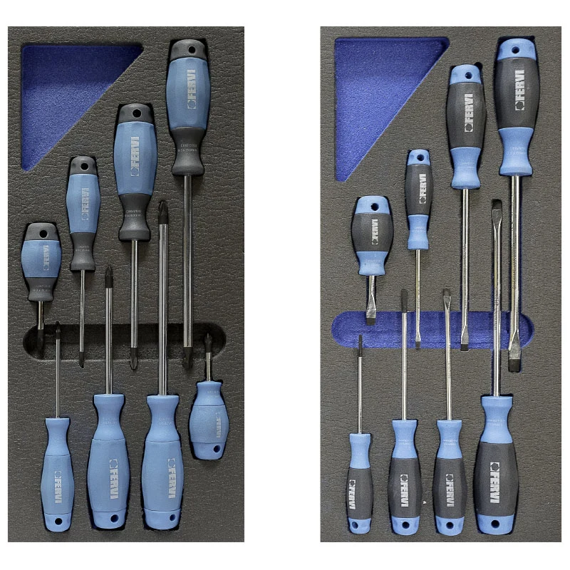 Fervi C960/CC01 - Carrello completo di utensili