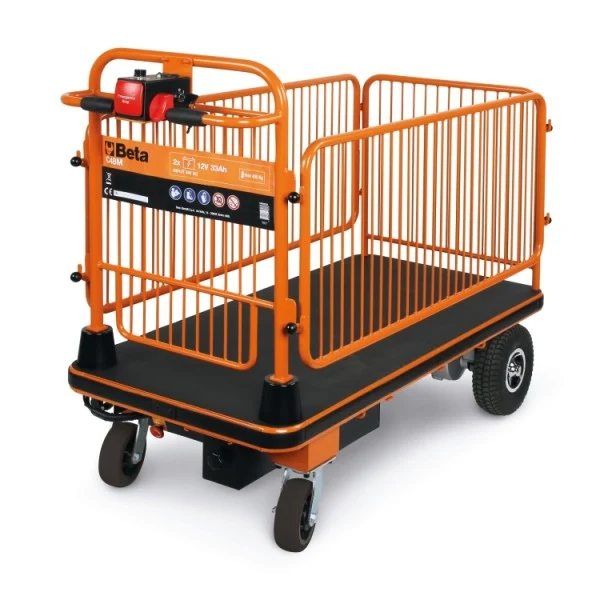 Beta C48M - "Brutus" - Carrello da lavoro elettrico con sponde