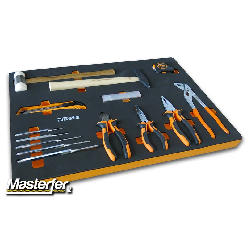Beta assortimento 196 utensili per C04BOX - Set completo di attrezzi per carrello officina