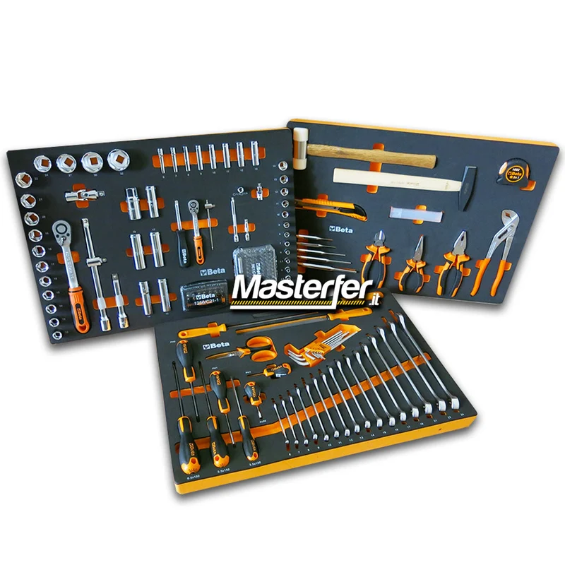 Beta assortimento 196 utensili per C04BOX - Set completo di attrezzi per carrello officina