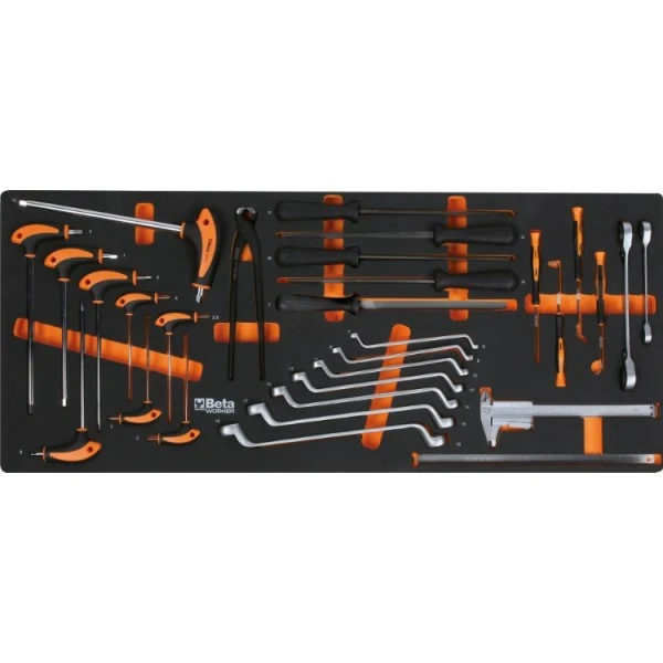 Beta BW 2400S XL9/E-XXL - Carrello porta attrezzi a 9 cassetti completo di 716 utensili