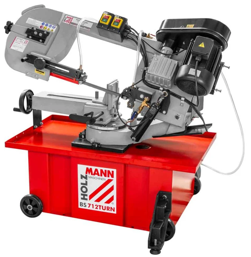 HOLZMANN bs712turn_230v Segatrice sega a nastro con regolazione idraulica discesa archetto kw 1,1