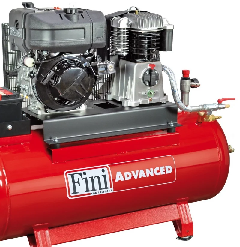 Fini BK119-270F-11 motocompressore a diesel 10 bar , 270 l 1400 giri , ( batteria non inclusa )