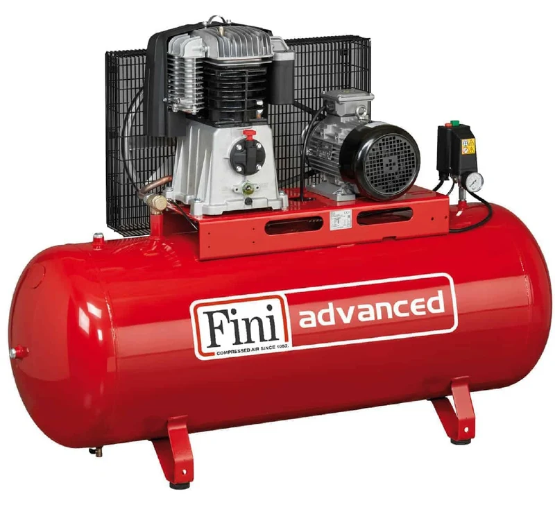 Fini BK119-270F-5,5 SD Compressore professionale a cinghia a due stadi , per uso continuativo 400V , 270 litri