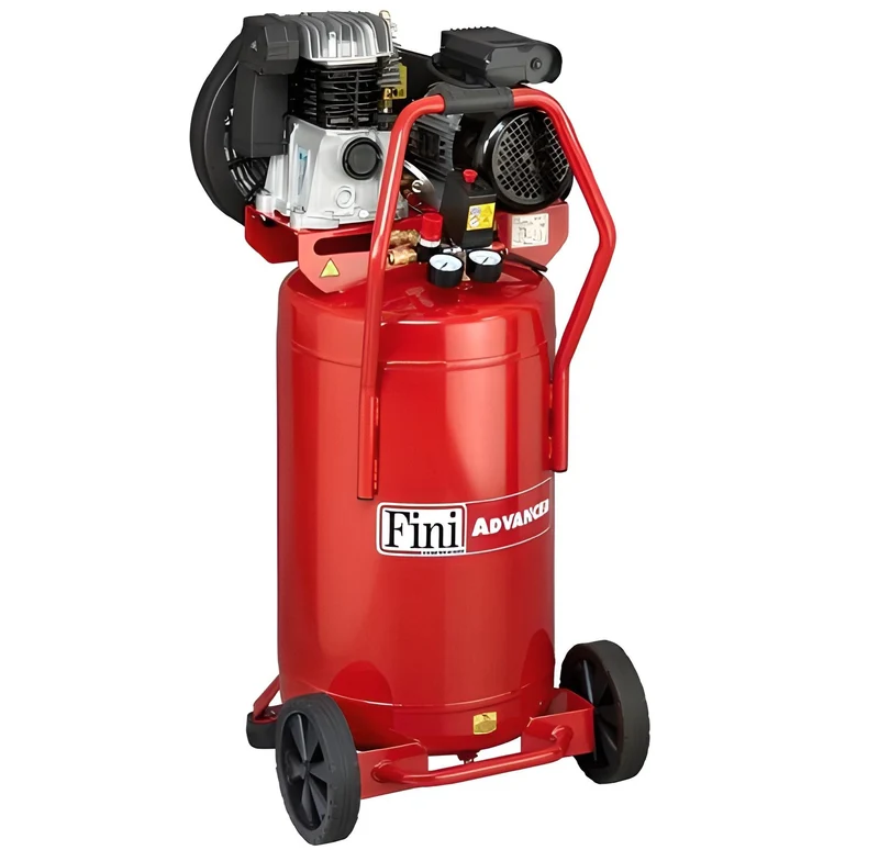 Fini MK 103-90V-3M Compressore d’aria a pistoni verticale 90 litri 2,2 Kw 220v 10 bar lubrificato