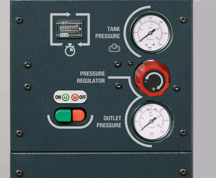 Fini Pulsar Evo MK102-100-2M , 100 litri , 10 bar , 2hp , 220V , silenziato professionale
