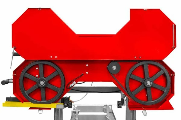 Holzmann BBS350 230V - Sega per tronchi a motore elettrico con binario Holzmann