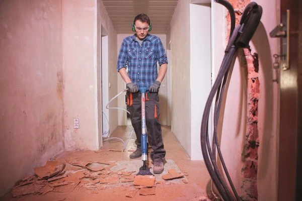 Scheppach AERO SPADE - Martello pneumatico vanga e demolitore 5 in 1