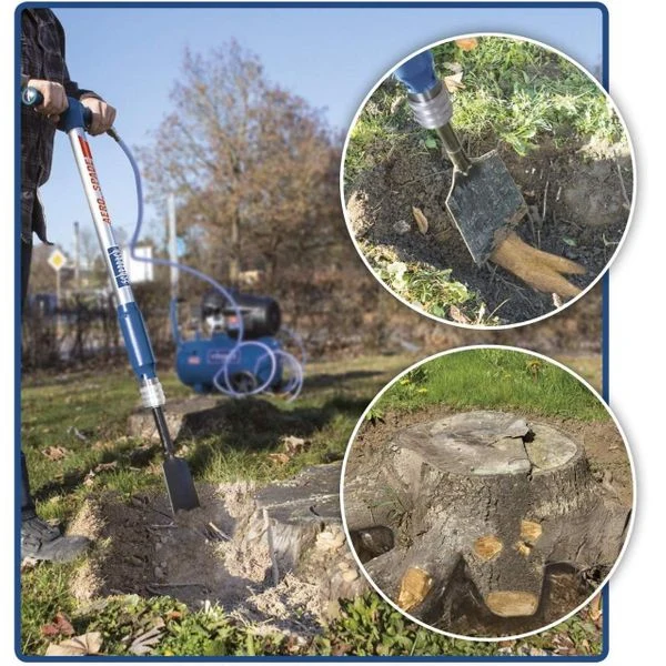 Scheppach AERO SPADE - Martello pneumatico vanga e demolitore 5 in 1