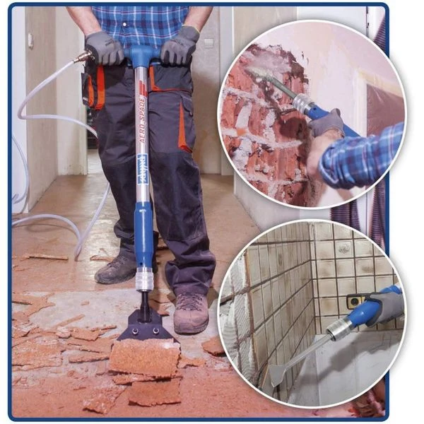 Scheppach AERO SPADE - Martello pneumatico vanga e demolitore 5 in 1