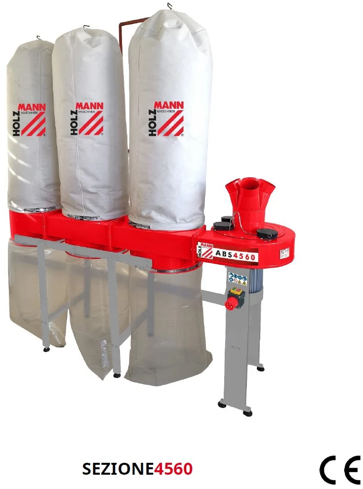 Holzmann ABS4560 400V Aspiratrucioli industriale
