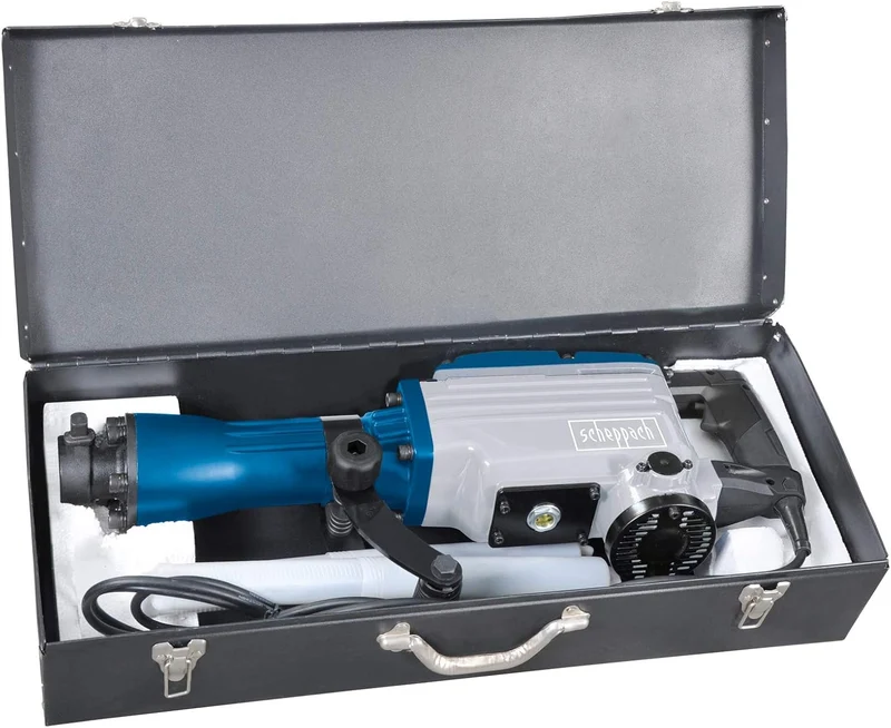 Scheppach AB1700 - Martello demolitore potenza 50j - 1700W con 2 scalpelli e valigetta