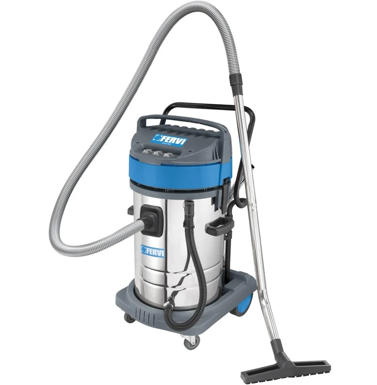 Fervi A040/803 - Aspirapolvere aspiraliquidi 80l 3 motori