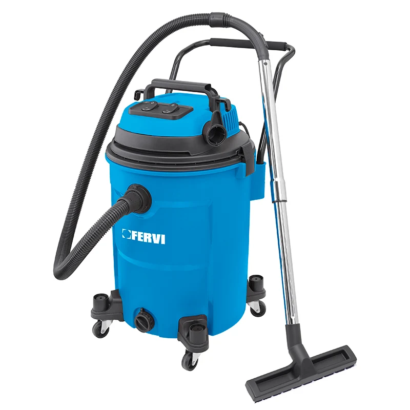 Fervi A024/602 - Aspirapolvere aspiraliquidi 60l con 2 motori