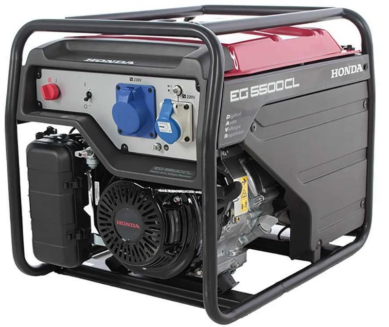 Generatore Honda EG 5500CL D-AVR Benzina 4 Tempi 5,0 Kw - Max. 5,5 Kw (SENZA OLIO)