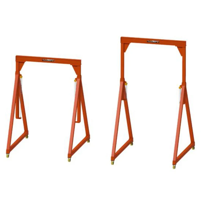 Alfatech A GPRP 1 3X3 - Gru gruetta a portale ad altezza regolabile con paranchi manuali a catena - Portata da Kg 1000 - 3 x 3 metri