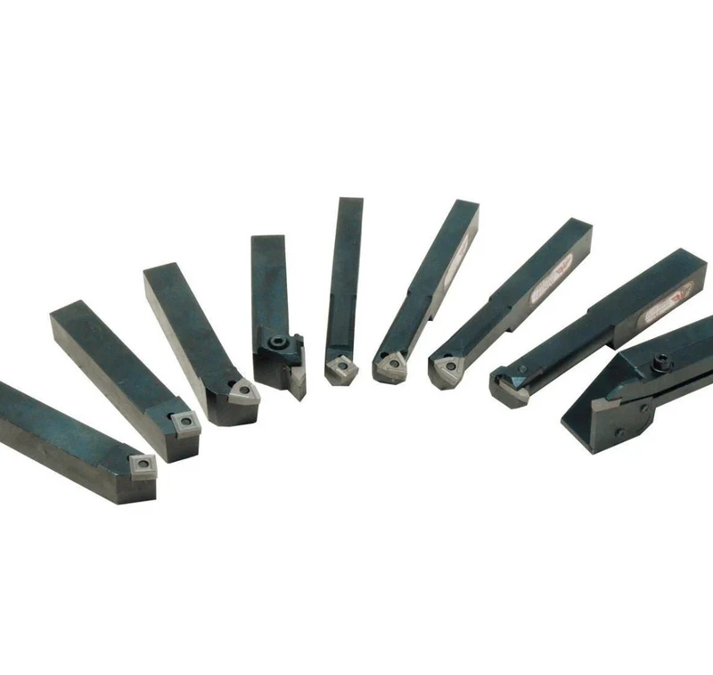 HOLZMANN 9TLG10 SET UTENSILI AD INSERTO PLACCHETTA PER TORNIO FERRO METALLO