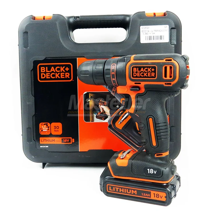 Black & Decker BDCDC18K - Trapano Avvitatore a batteria 18V 1,5 ah