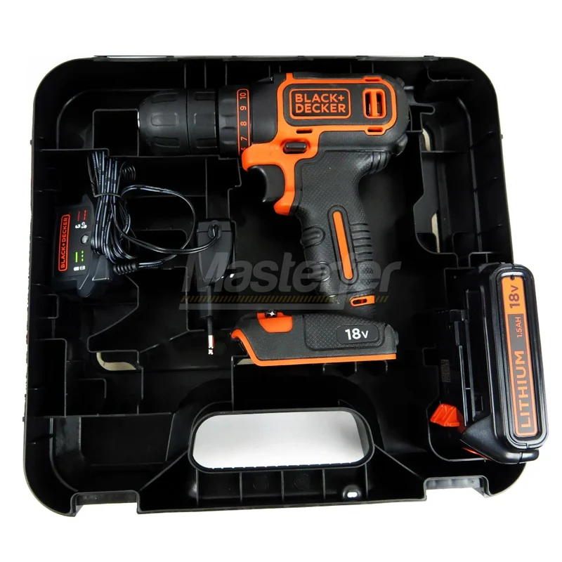 Black & Decker BDCDC18K - Trapano Avvitatore a batteria 18V 1,5 ah