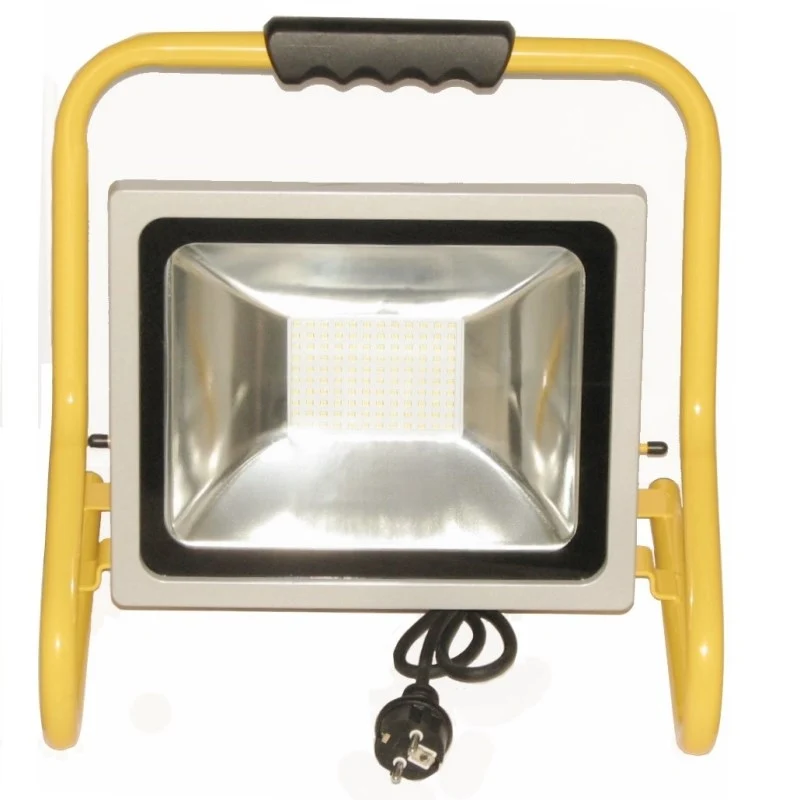 Faretto led portatile con piedistallo Sikurotech S204B 07660 50W 220V