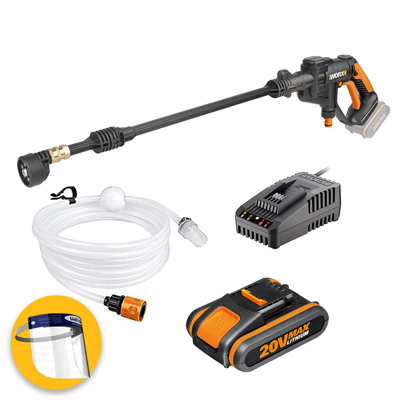 Worx WG629E - Lancia a pressione a batteria Hydroshot