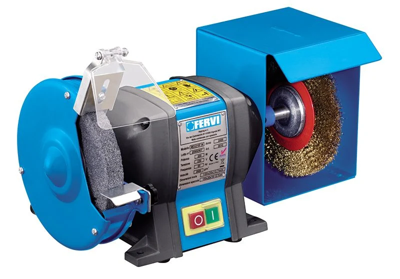Fervi 0510 Mola smeriglia da banco combinata pietra e spazzola 220V FERVI