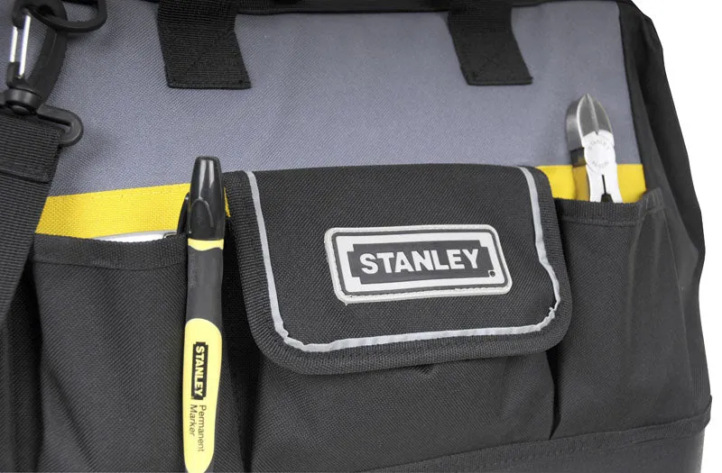Stanley 1-96-183, borsa porta attrezzi 16" in tessuto con fondo rigido