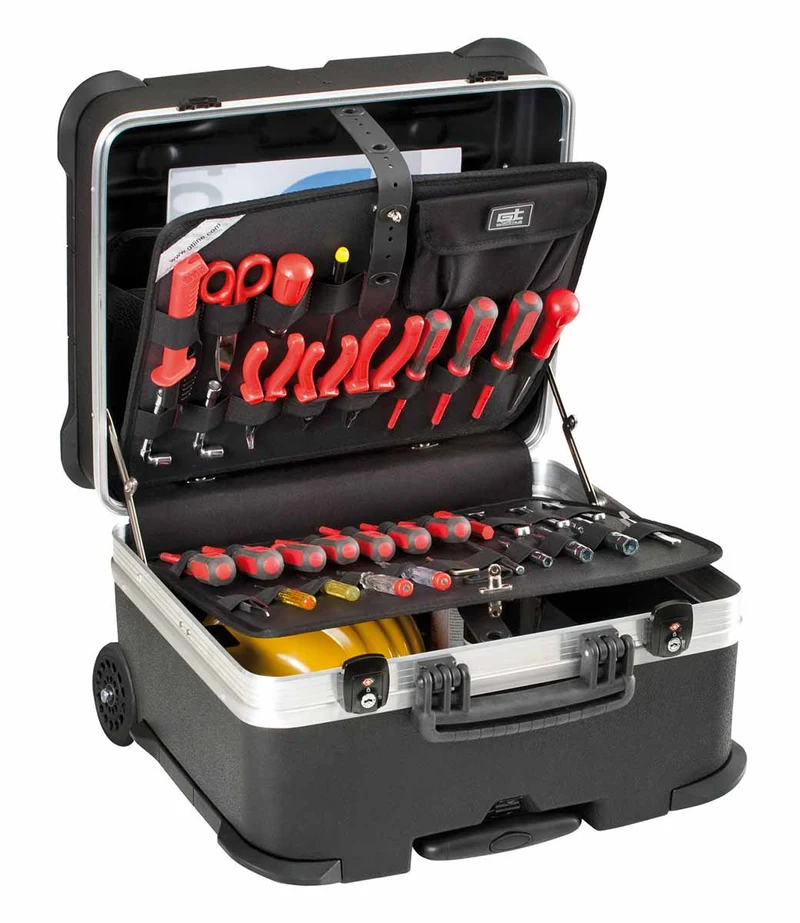 Valigia Cassetta ROCK TURTLE 350 PEL a Trolley - Gt line borsa porta attrezzi