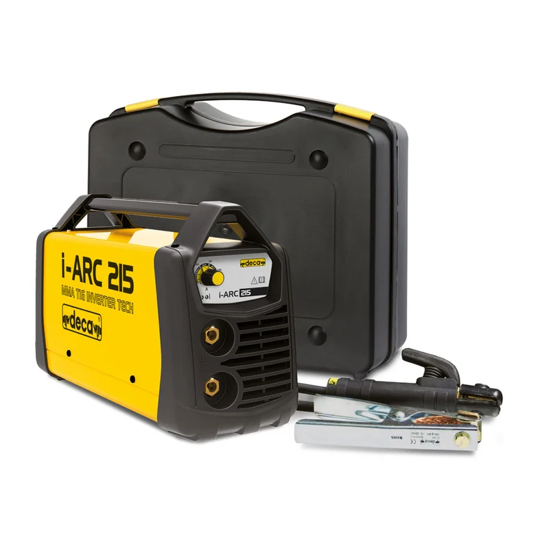 Deca i-ARC 215 - Saldatrice inverter (150 A) con KIT completo pronta all'uso