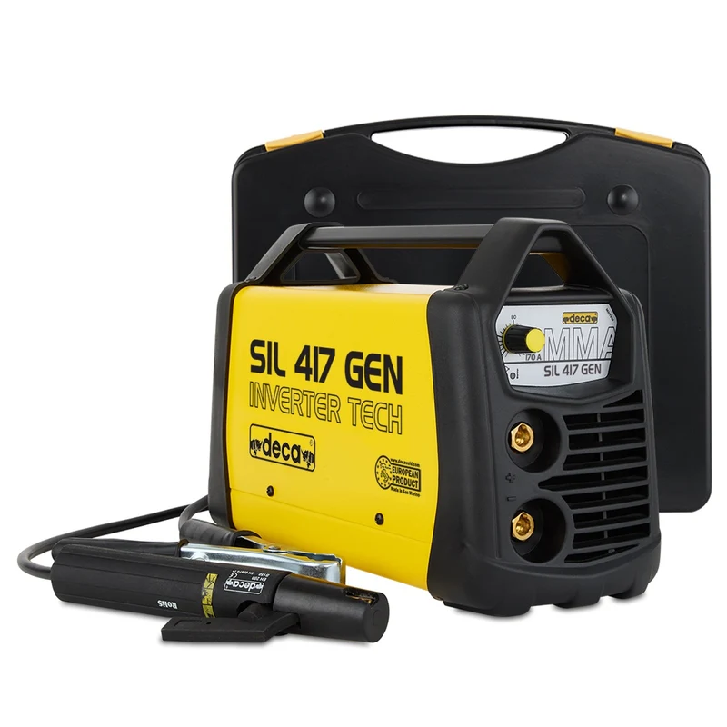 Deca SIL 417 GEN - Saldatrice inverter (170 A) con KIT completo pronta all'uso
