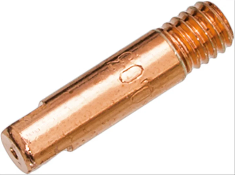Ugello portacorrente M6 Ø0.8 mm acciaio Deca 010254 (3pz)