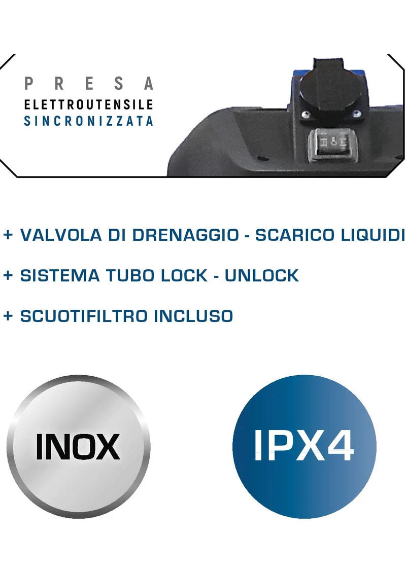 Aspirapolvere e liquidi 1200W 30l - Hyundai 45031