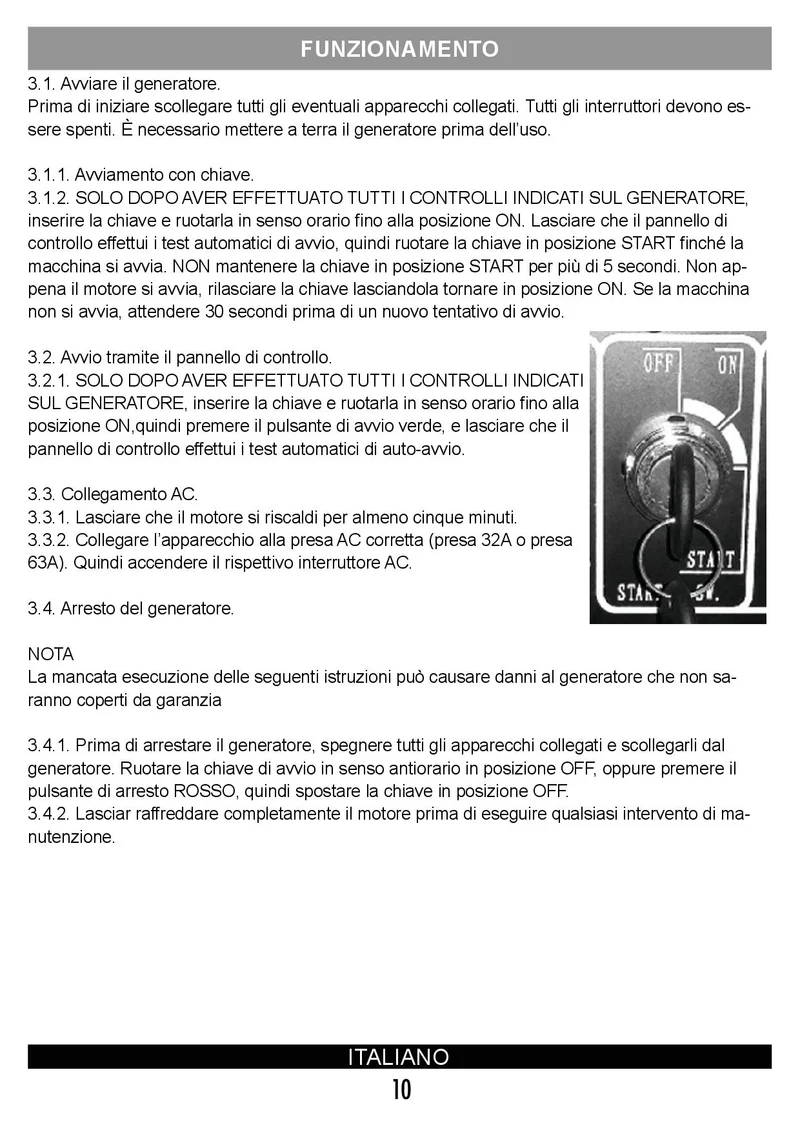 Generatore di corrente Hyundai 65238 Max 11 Kw