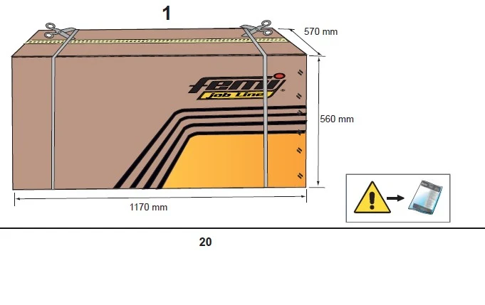 Femi DC 354 PLUS , aspiratrucioli a ciclone carellato , 2200w , 220v