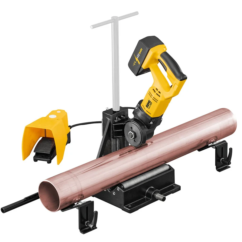Rems Cento 22V Basic - Macchina tagliatubi a batteria 22V da Ø 8 a 115 mm
