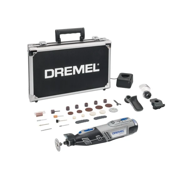 DREMEL 8220UM Black Belt Kit - Multiutensile a batteria 12V + 35 accessori