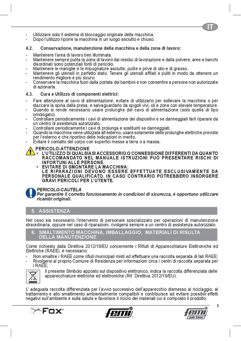 Femi 197/M Smerigliatrice Industriale con Basamento 8005331