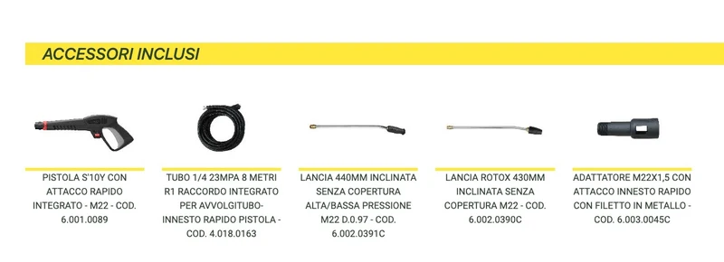 Lavor PASCAL 23 PRO - Idropulitrice ad acqua fredda con motore ad Induzione
