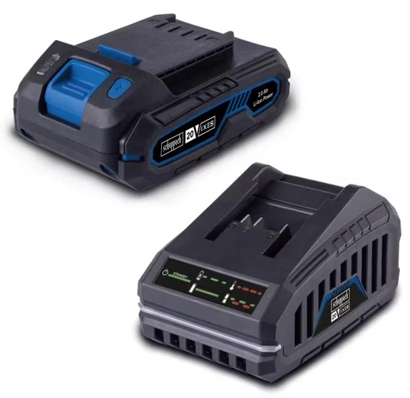 Scheppach sbsk2.0 Starterkit con batteria da 2.0Ah e caricabatteria serie ixes