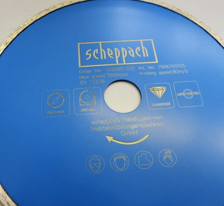 Scheppach 7906700705 Disco diamantato ø 200 x 25.4 mm per ceramica