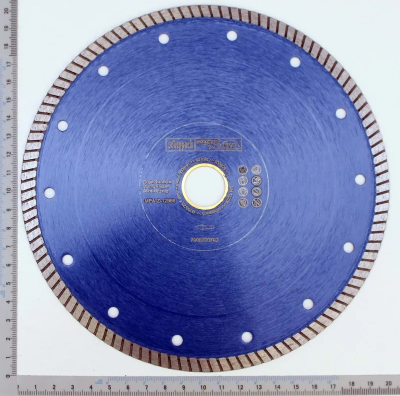 Scheppach 7906700703 Disco da taglio diamantato Ø 200 x 25,4 mm