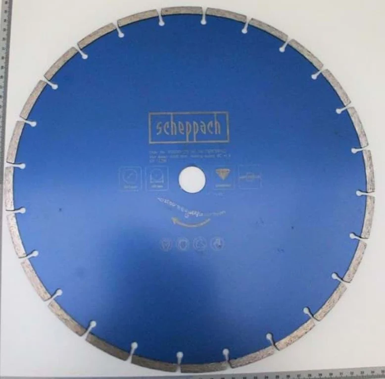 Scheppach Disco da taglio diamantato segmentato Ø 350 x 25,4 mm per HSM3500