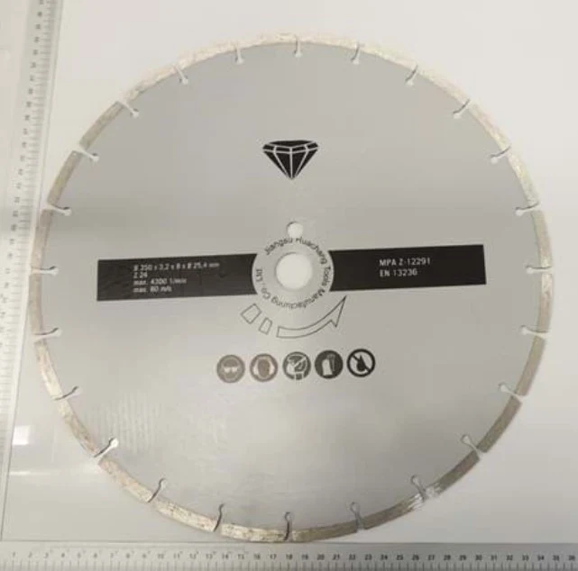 Scheppach Disco da taglio diamantato segmentato Ø 350 x 25,4 mm per HSM3500