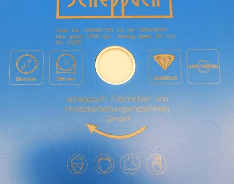 Scheppach Disco diamantato per ceramica 350 x 25,4 mm per Scheppach hsm3500