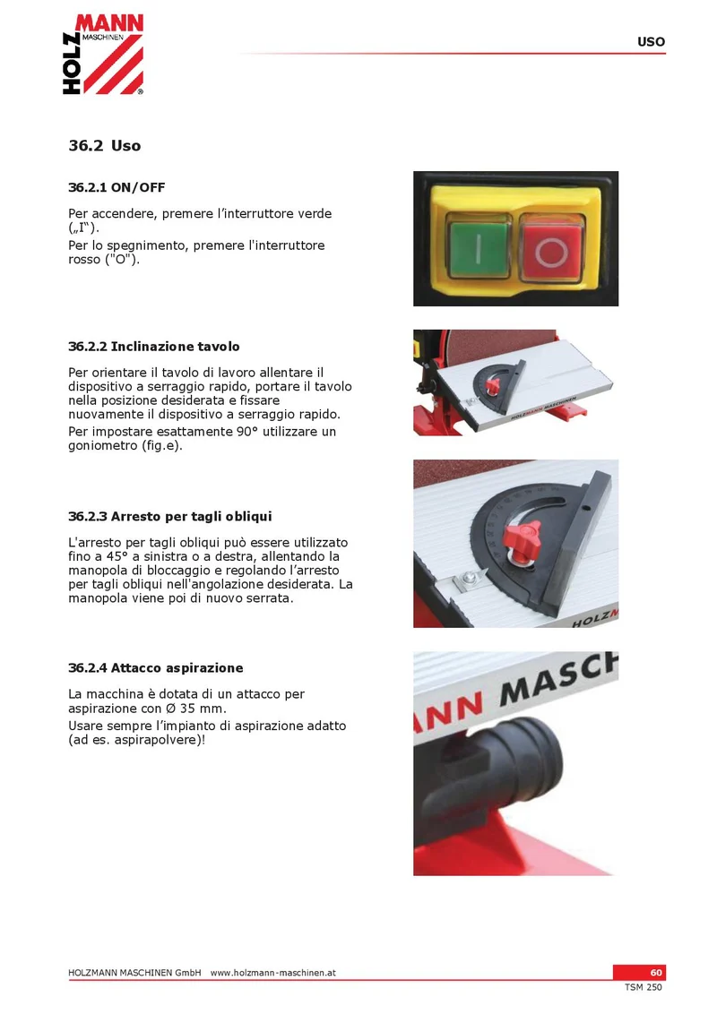 Holzmann TSM 250 - Levigatrice a disco