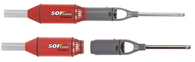 Accendino con SOFFIATORE Ribimex SOFLAME
