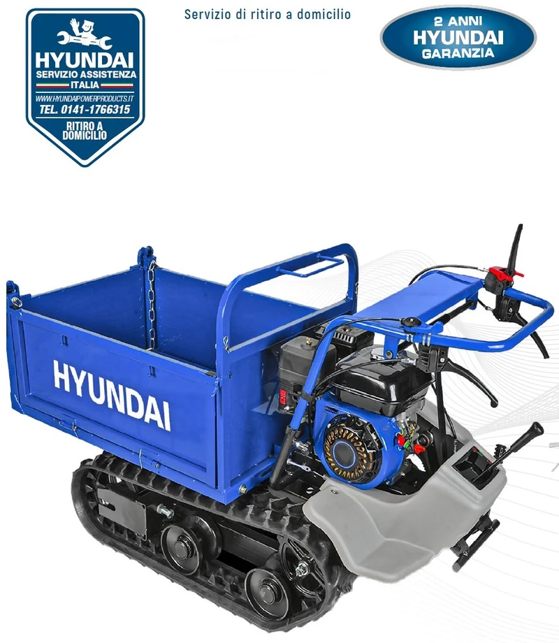 MOTOCARRIOLA a Cingoli HYUNDAI 65900 196CC Carico Max 320 KG Ribaltamento Manuale