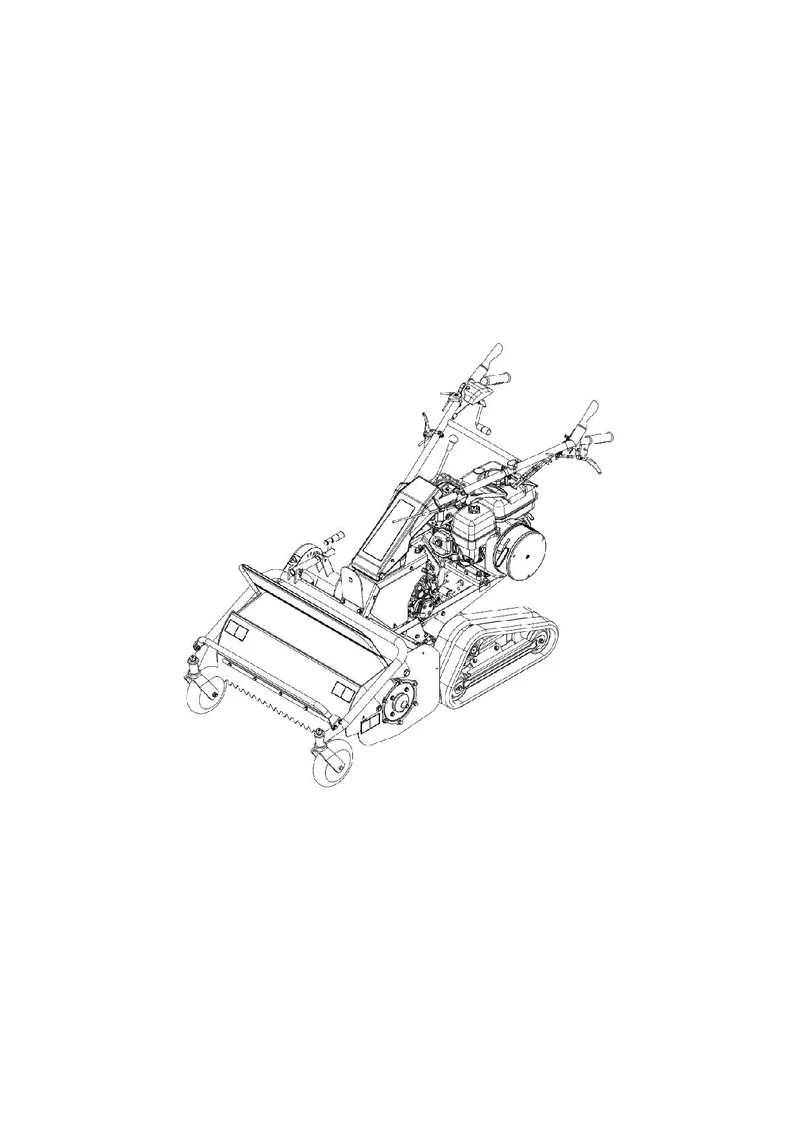 Trinciasarmenti cingolato Orec HRC 673 - larghezza 65cm - per alte pendenze