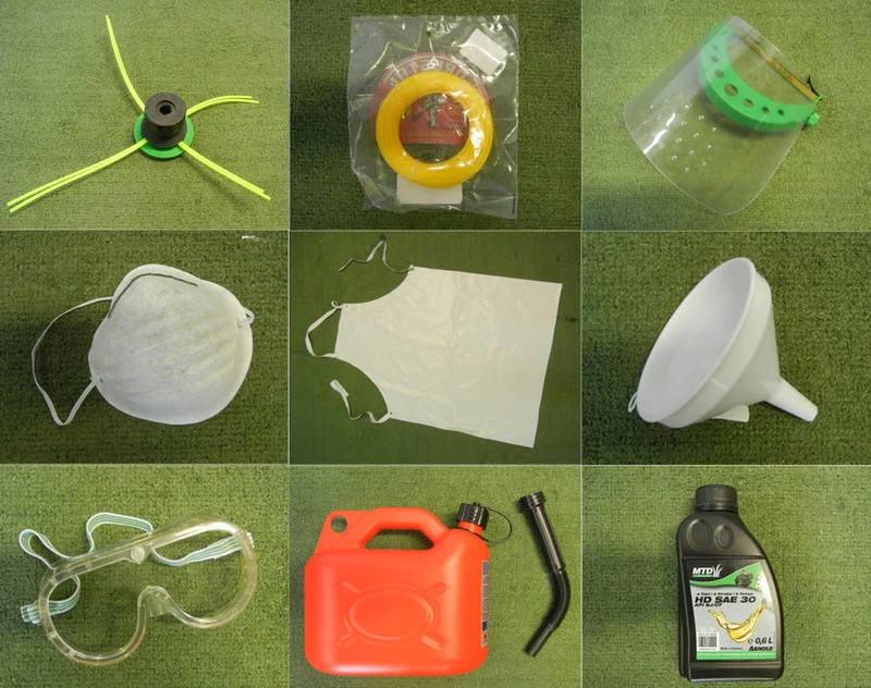 Kit accessori per decespugliatore a 4 tempi