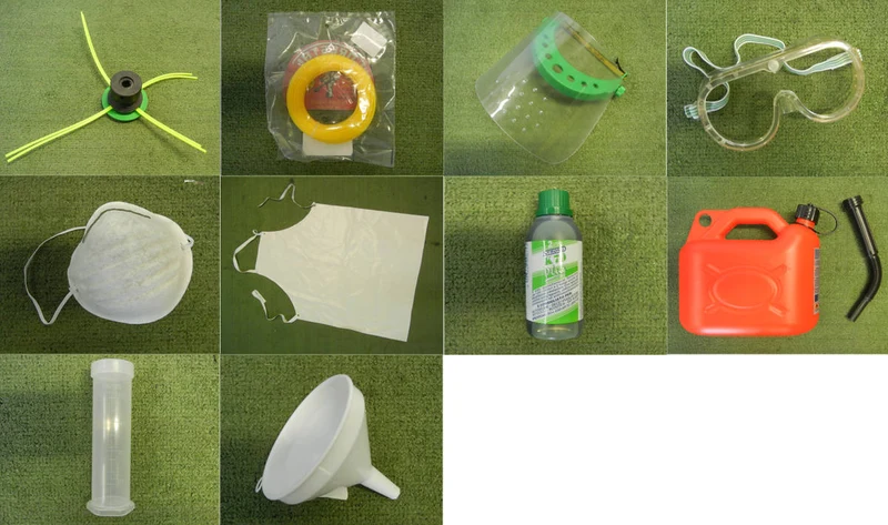 Kit accessori per decespugliatore a 2 tempi
